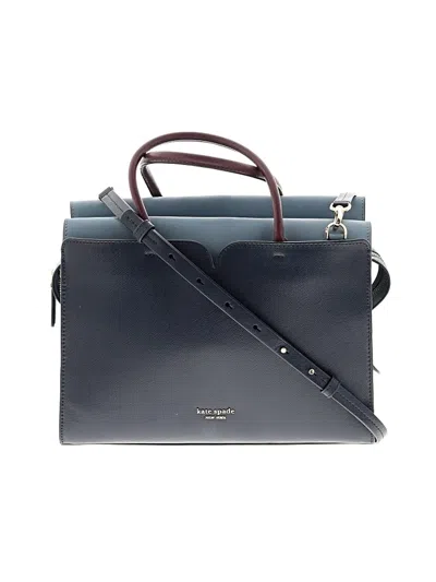 Pre-owned Kate Spade New York Leather Satchel In Blue