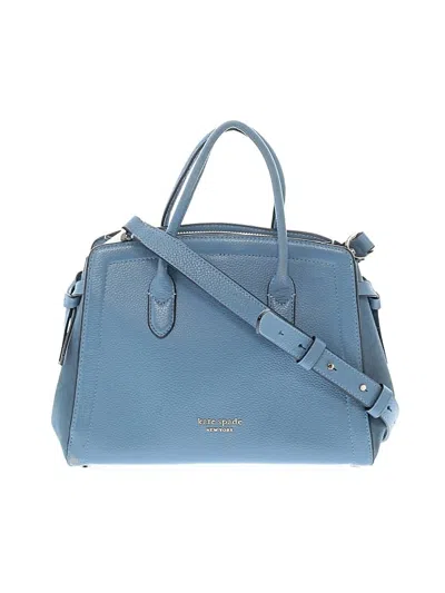 Pre-owned Kate Spade New York Leather Satchel In Blue