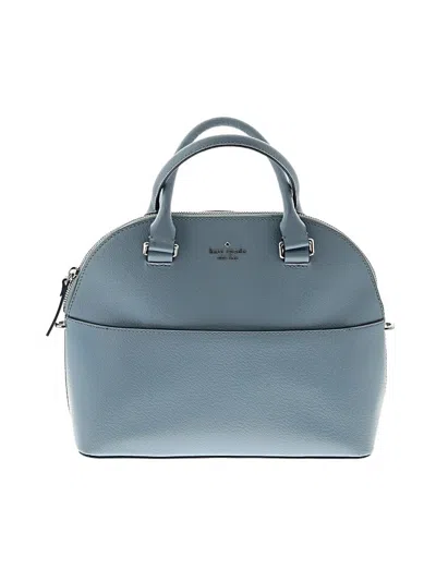 Pre-owned Kate Spade New York Leather Satchel In Blue