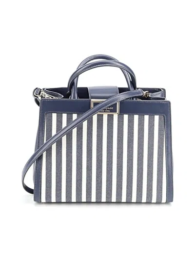Pre-owned Kate Spade New York Leather Satchel In Blue