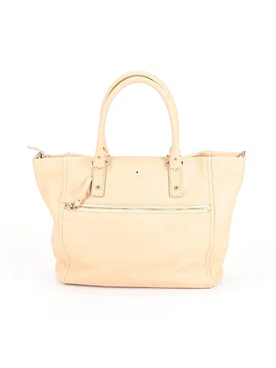 Pre-owned Kate Spade New York Leather Satchel In Brown