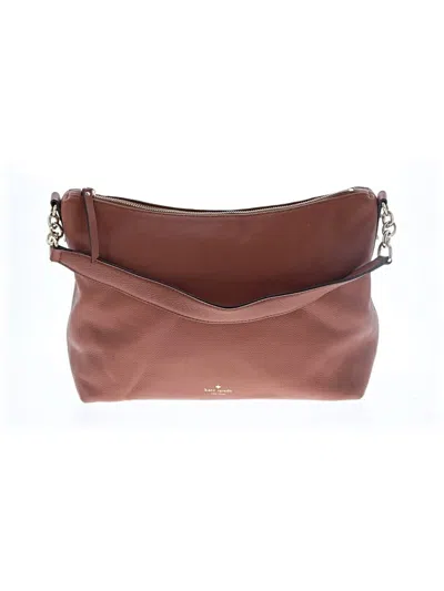 Pre-owned Kate Spade New York Leather Satchel In Brown
