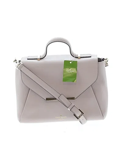 Pre-owned Kate Spade New York Leather Satchel In Brown