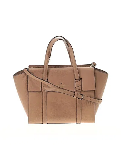 Pre-owned Kate Spade New York Leather Satchel In Brown