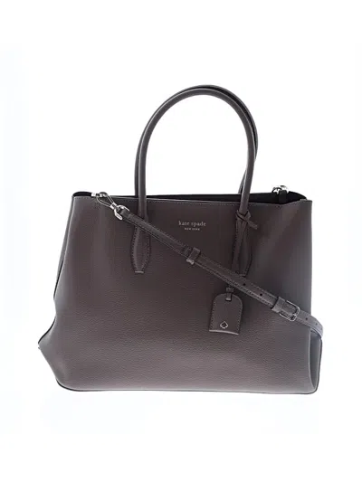 Pre-owned Kate Spade New York Leather Satchel In Brown