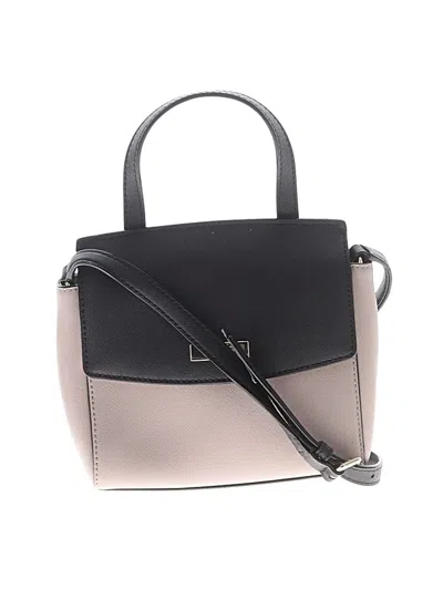 Pre-owned Kate Spade New York Leather Satchel In Gray