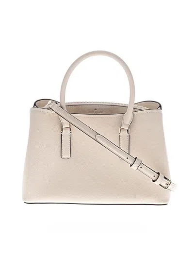 Kate Spade New York Leather Satchel In Ivory