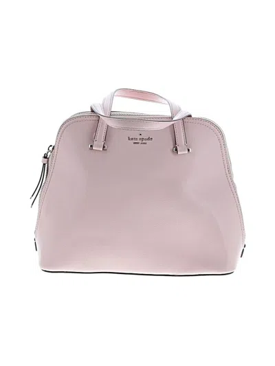 Pre-owned Kate Spade New York Leather Satchel In Pink