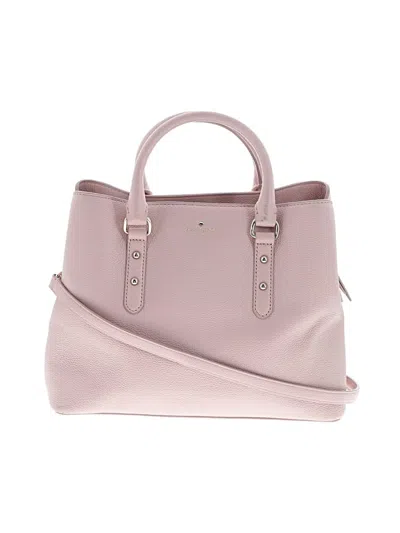 Pre-owned Kate Spade New York Leather Satchel In Pink