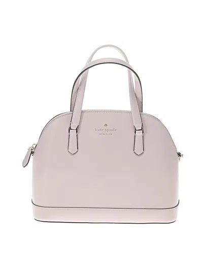 Pre-owned Kate Spade New York Leather Satchel In Purple