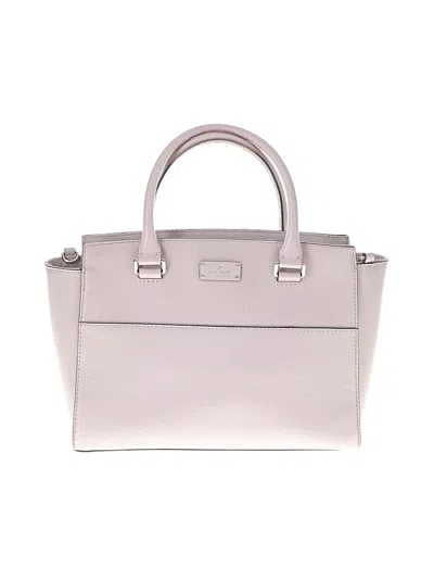 Pre-owned Kate Spade New York Leather Satchel In Purple