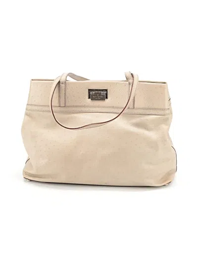 Pre-owned Kate Spade New York Leather Satchel In Tan
