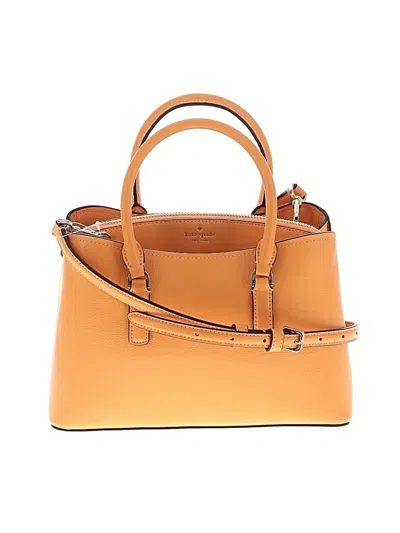 Kate Spade New York Leather Satchel In Tan