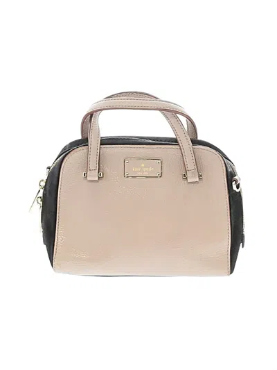Pre-owned Kate Spade New York Leather Satchel In Tan