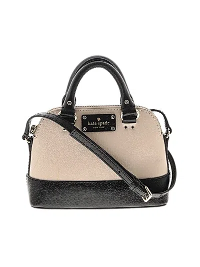Pre-owned Kate Spade New York Leather Satchel In Tan