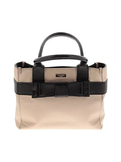 Pre-owned Kate Spade New York Leather Satchel In Tan