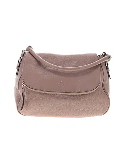 Pre-owned Kate Spade New York Leather Satchel In Tan