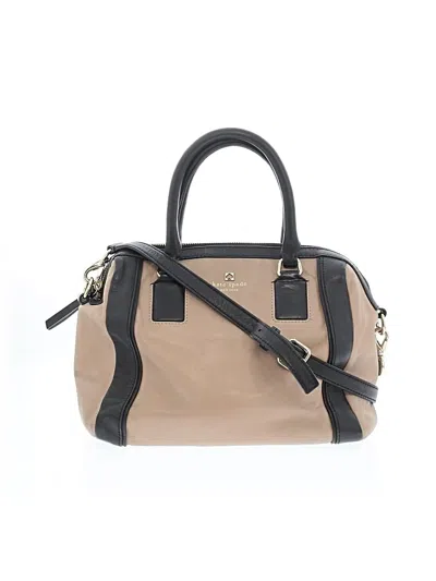 Pre-owned Kate Spade New York Leather Satchel In Tan