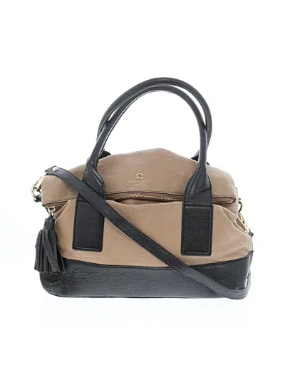 Pre-owned Kate Spade New York Leather Satchel In Tan