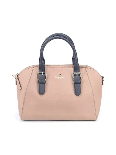 Pre-owned Kate Spade New York Leather Satchel In Tan