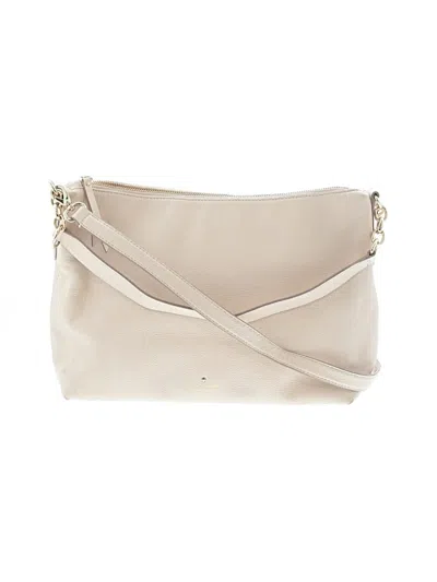 Pre-owned Kate Spade New York Leather Satchel In White