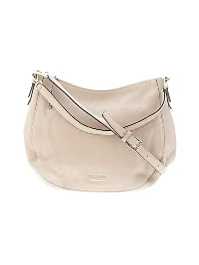 Pre-owned Kate Spade New York Leather Satchel In White