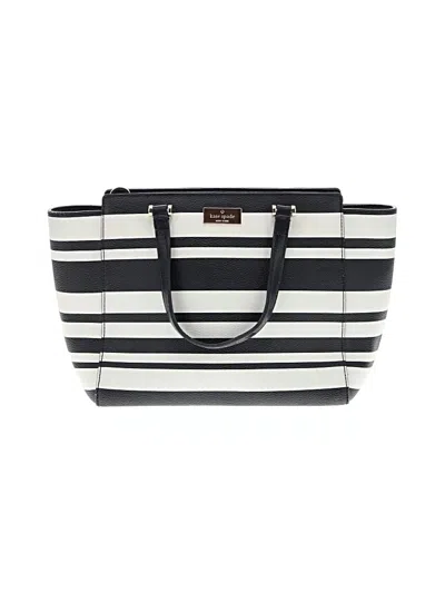 Pre-owned Kate Spade New York Leather Satchel In White