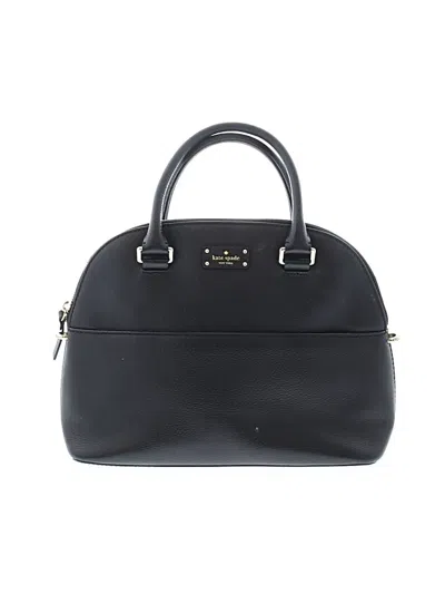Pre-owned Kate Spade New York Leather Shoulder Bag In Black