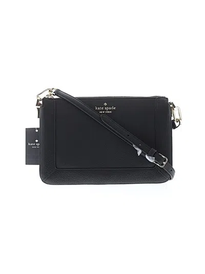 Kate Spade New York Leather Shoulder Bag In Black