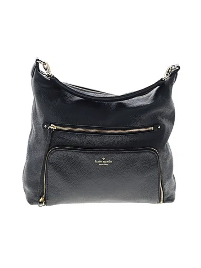 Pre-owned Kate Spade New York Leather Shoulder Bag In Black