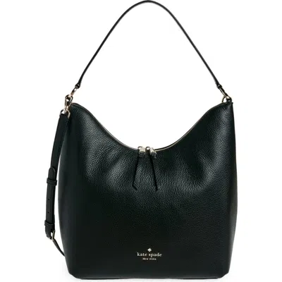 Kate Spade New York Leather Shoulder Bag In Black