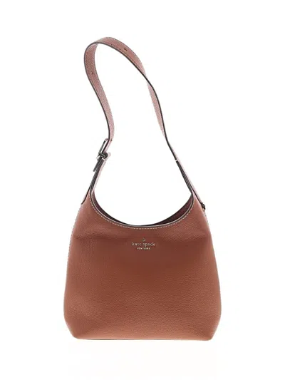 Pre-owned Kate Spade New York Leather Shoulder Bag In Brown