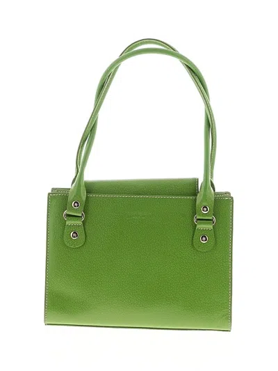 Pre-owned Kate Spade New York Leather Shoulder Bag In Green