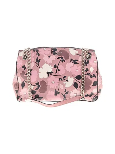 Pre-owned Kate Spade New York Leather Shoulder Bag In Pink