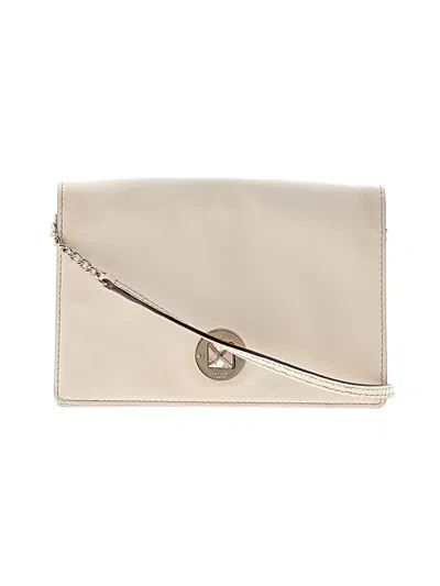 Pre-owned Kate Spade New York Leather Shoulder Bag In White
