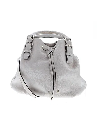 Pre-owned Kate Spade New York Leather Shoulder Bag In White