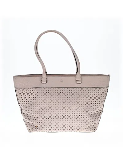 Pre-owned Kate Spade New York Leather Shoulder Bag In White