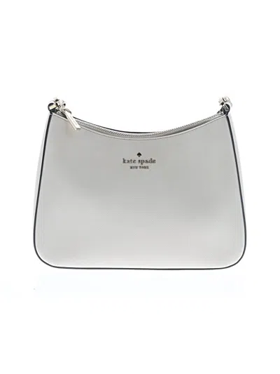 Pre-owned Kate Spade New York Leather Shoulder Bag In White