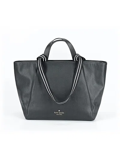 Kate Spade New York Leather Tote Bag In Black