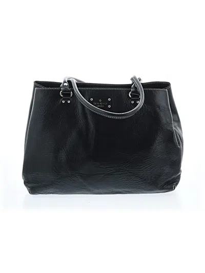 Pre-owned Kate Spade New York Leather Tote Bag In Black