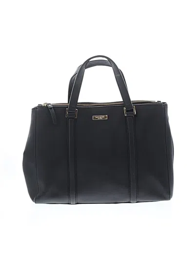 Pre-owned Kate Spade New York Leather Tote Bag In Black