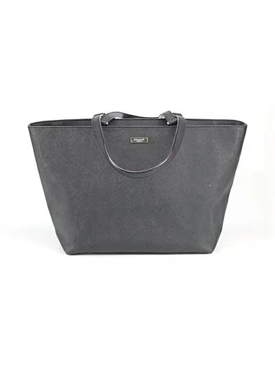 Pre-owned Kate Spade New York Leather Tote Bag In Black