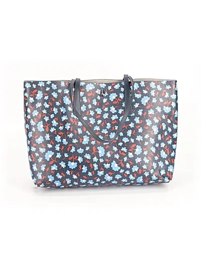 Pre-owned Kate Spade New York Leather Tote Bag In Blue