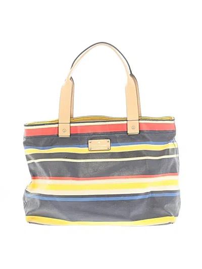 Pre-owned Kate Spade New York Leather Tote Bag In Blue