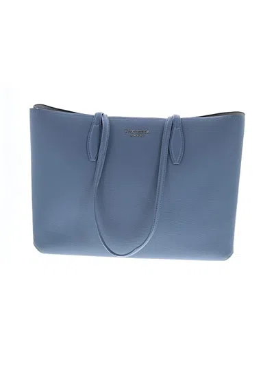 Pre-owned Kate Spade New York Leather Tote Bag In Blue