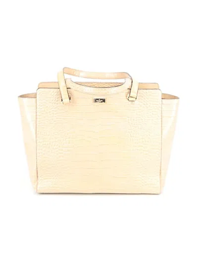 Pre-owned Kate Spade New York Leather Tote Bag In Brown