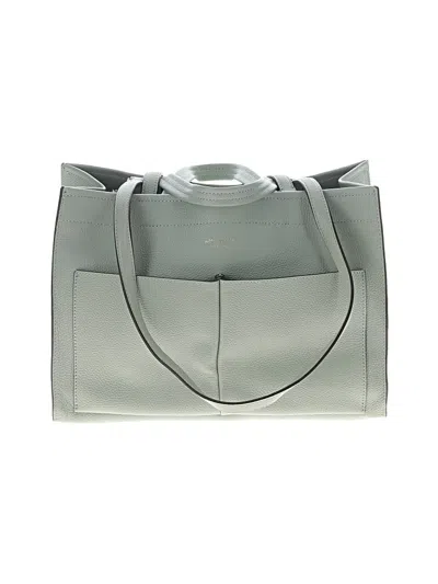 Pre-owned Kate Spade New York Leather Tote Bag In Gray