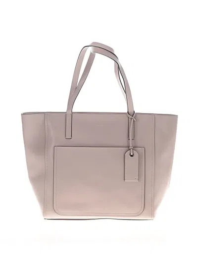 Pre-owned Kate Spade New York Leather Tote Bag In Gray