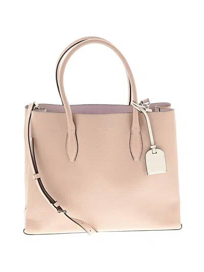 Pre-owned Kate Spade New York Leather Tote Bag In Pink