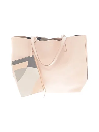 Pre-owned Kate Spade New York Leather Tote Bag In Pink